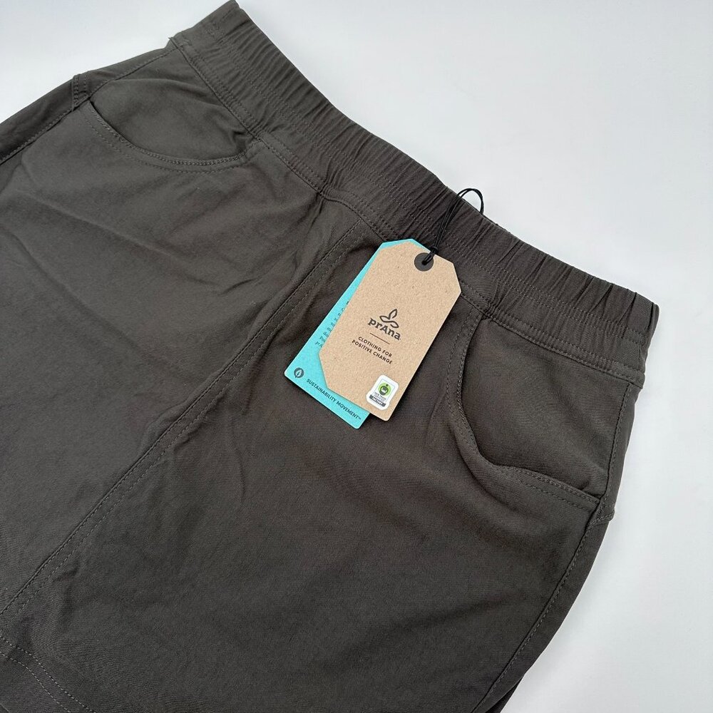 prAna Women's Halle E-Waist‎ Lightweight Stretch Skort II, Size 6, Dark Iron